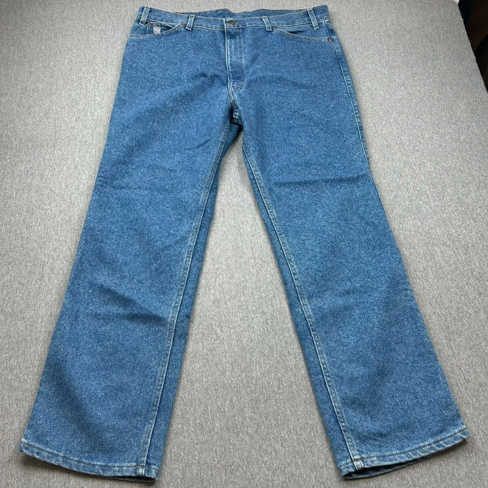Levi's Silver Medal Relaxed Fit Stretch Jeans Mens 40x30 80s Medium Wash USA NEW